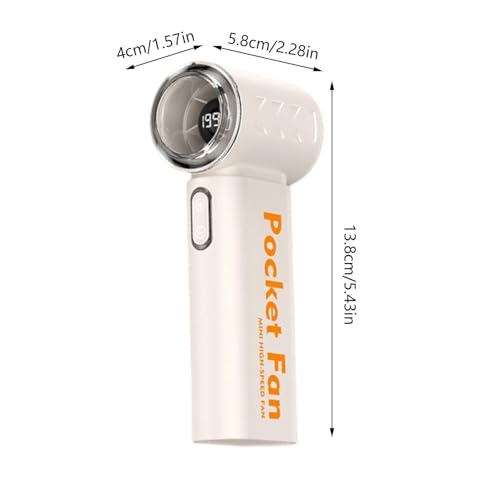 Ventilador portátil de mano para picnics festivales de música y playa 7