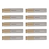 Didiseaon 10 Pièces Mécanisme de Stylo Métal à Bille pour Remplacement Facile, Corps en Cuivre, Écriture Fluide, pour Bureau et Étudiants, Lot