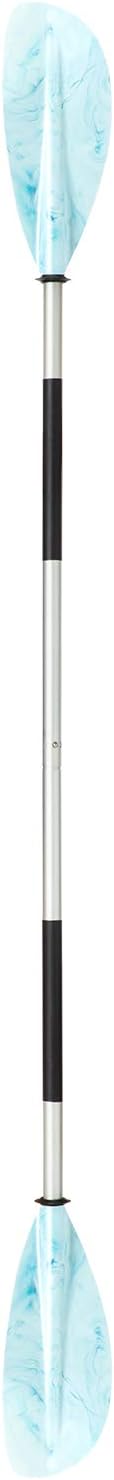 Leader Accessories Kayak Paddle 3 Sizes 7 Colors Available for Kayaking Boating Aluminum Shaft PP Blade