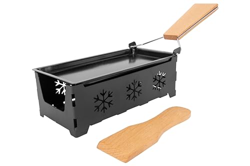 Cosy & Trendy 5659005 Vela Raclette Grill Acero Inoxidable Negro