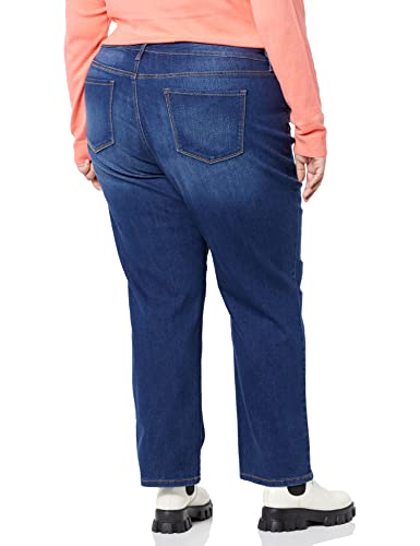 Bandolino Womens Mandie Signature Fit High Rise Straight Leg Jean Plus2