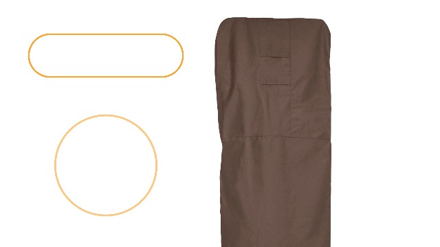 DUCKCOVERS Ultimate Waterproof 101 Inch Patio Offset Umbrella Cover with Integrated Installation Pole, Patio Furniture Covers