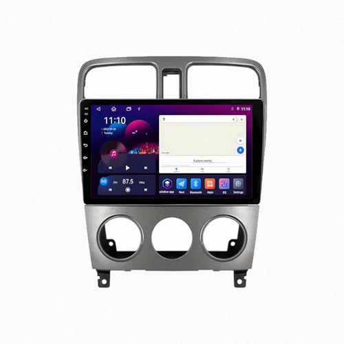 GPS pour camping avec alertes routières et voix réelles pour Subaru Forester 2004-2008