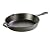Lodge Pre-Seasoned Cast Iron Skillet With Assist Handle, 10.25", Black