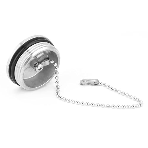 CYTGOUPER 316 Stainless Steel Polished Boat Gas Cap,Marine Boat Fuel Cap,1.49in/1.73in Bass Boat Fuel Tank Cap Vented Gas Cap for Boat Fuel Tank