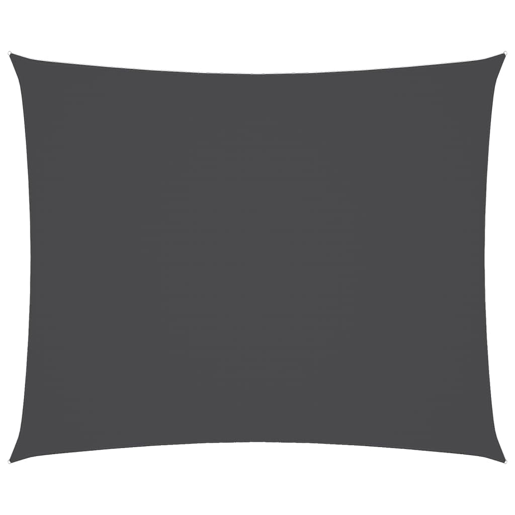 Voile d'ombrage terrasse 5x6 m anthracite pour s'abriter du soleil et de la pluie