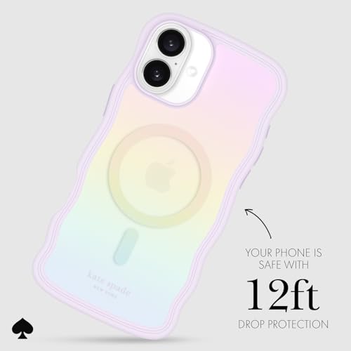 Capa Kate Spade New York para iPhone 16 Plus - Compatível com MagSafe - Proteção contra quedas de 3,