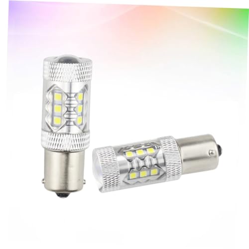GLEAVI 8 Pçs 3030 80W Luz De Sinal Da Cauda Do Carro Lâmpada Luz Freio Auto Reverso Lâmpada Inverten
