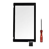 lenboes Front Outer Lens LCD Touch Screen Digitizer Replacement Part (NO LCD Screen) with Opening Tool for Nintendo Switch NS 2017