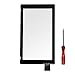 lenboes Front Outer Lens LCD Touch Screen Digitizer Replacement Part (NO LCD Screen) with Opening Tool for Nintendo Switch NS 2017