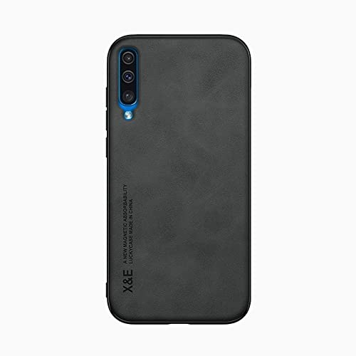 Kepuch Silklike ケース 対応 Samsung Galaxy A50/A30S/A50S カバー ビルトインメタルプレート対応 Samsung Galaxy A50/A30S/A50S - 黒