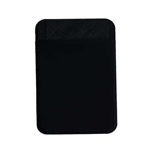 POPETPOP 2 Piezas Billetera para Celular Etiqueta Cartera de teléfono CU ser celúla Tarjetero Adhesivo Pegar en la Billetera del teléfono Celular Billetera Adhesiva para teléfono Black