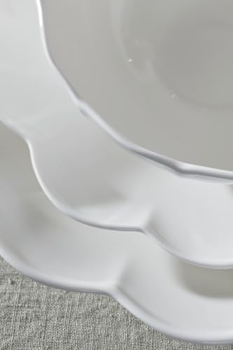 Image of Lenox Studio 1414 Scallop Dinner Plates Set For 6