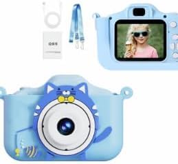 Kinderkamera, 1080P mit Selfie Digitalkamera Kinder Fotokamera Kinder für 3-12 Jahre Jungen und Mädchen Weihnachten Spielzeug