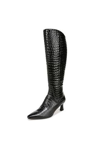 Naturalizer Womens Deesha Fashion Boot Black Leather 5 M