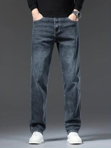 Image of GRECIILOOKS Men's Smart Fit Stretchable Jeans | Mid-Rise Stylish Denim Pants | Premium Casual Jean for Men |Regular Fit Pocket Jean's for Mans