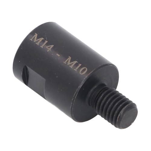 2 Stück Winkelschleifer Gewindeadapter, M10-M14 Winkelmühle Adapter CRV Stahl Weiblich Zu Männlicher Mühle Wellenwandler-Grenzflächenanschluss (M14 bis M10)