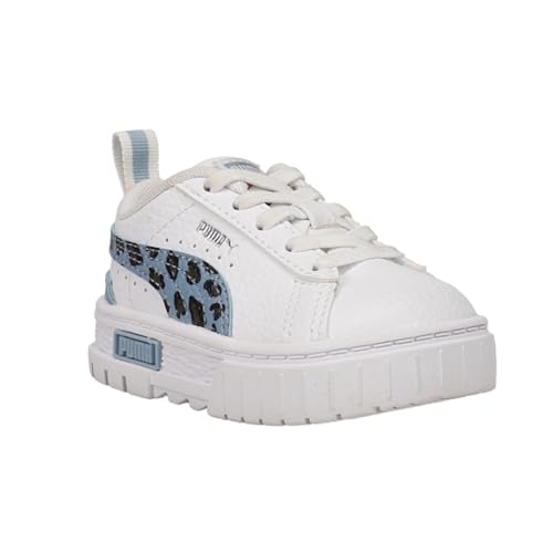 PUMA Toddler Girls Mayze Wild Leopard Platform Sneakers Shoes Casual - White2