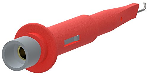 MULTICOMP PRO 4mm Banana Socket with Hook - 36A High-Current Connector, 76mm, Professional Electrical Contact - 76-032