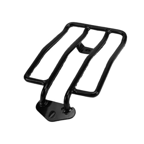 WRHUOBA Rack Caja Trasera Portaequipajes para Asiento Individual Trasero, Color Negro Brillante, Estante De Soporte De Metal para Ha&rley Sportster XL 883 1200 48 2004-2020