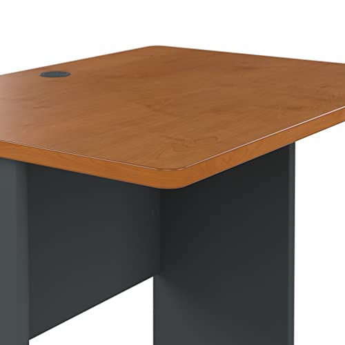 Bush Business Furniture Series A Home Office Desk, 36W, Natural Cherry #TOP5