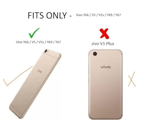 Image of COVERBLACK Soft Rubber Silicon Clear Back Cover Compatible Model for Vivo V5 - Transparent