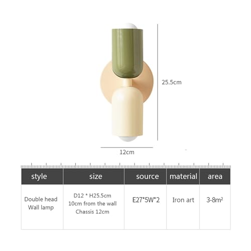 Lampe murale LED tricolore avec éclairage modulable pour lit - 2