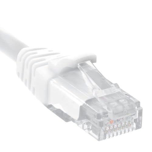 Cable de Red CAT6A Patch 2 ft S/FTP con RJ45 Blanco miniatura 4