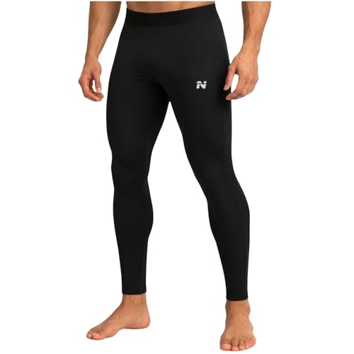 Image of NINQ Men Polyester Spandex Men's Sports Running Set Compression Shirt + Pants Skin-Tight Long Sleeves Quick Dry Fitness Tracksuit Gym Yoga Suits