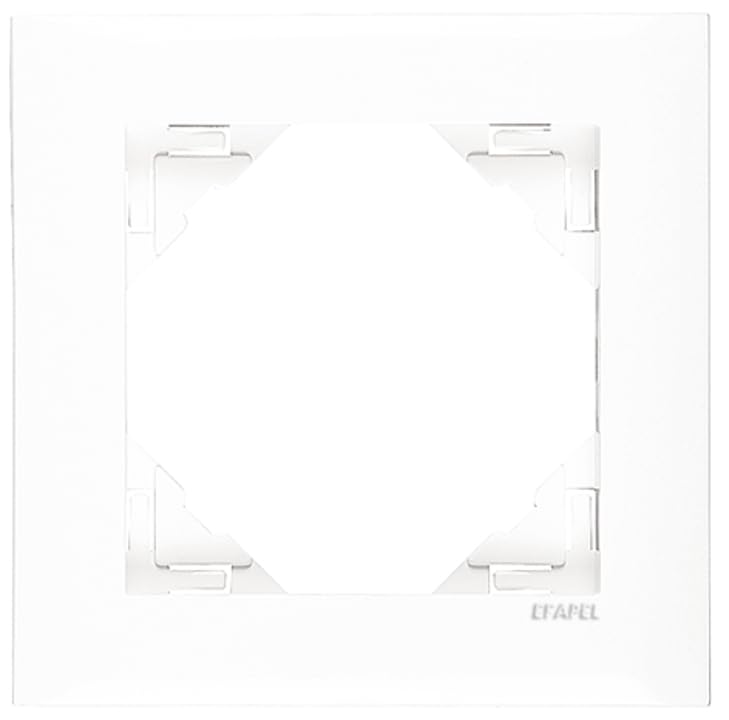 Efapel logus 90 - Marco simple logus blanco