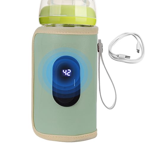 すべてのボトル用のボトルウォーマー - ミルクヒーター、ベビーウォーマー| LCDスクリーン、メモリ機能、温暖化のためのメモリ機能、温度制御を備えた高速ボトル暖かい母乳牛乳飼料温暖化牛乳のためのメモリ機能、母乳、フォーミュラ