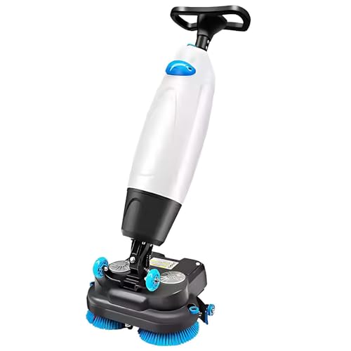 SEDAMORALLY Pulidora de Pisos Industrial y Lavadora Eléctrica Portátil, 90 Minutos De Autonomía, Ideal para Espacios Comerciales Pequeños, Oficinas