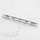 Create idea Kettensägen-Tiefenmesser, Feilen, Kettenbegrenzungszähne für 1/4 3/8 0,325 P3/8 Zoll Kettensägen 170 x 12,5 x 15 mm, Silber, 2 Stück
