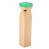 Generic Sifflet de Train en Bois Coulissant, Jouet à 4 Tons pour Enfants en Bas âge, Instrument de Musique en Hêtre, Cadeau pour Jeu en Plein Air, Couleur Bois