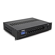 VERSATILE AUDIO AMPLIFICATION: Ideal for small to medium-sixed venues with a single speaker zone. MULTIPLE INPUT OPTIONS: compatible with XLR, jack, and RCA connections, allowing easy integration of microphones, CD players, and other audio devices. B...