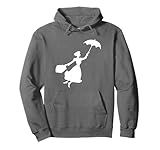 Disney Licensed Product Mary Poppins Flying Silhouette Sweat à Capuche