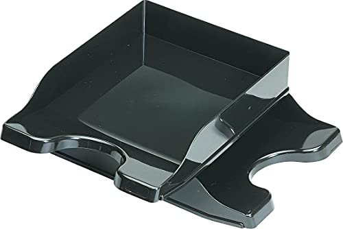 Deflecto 63904 bac d'empilage multidirectionnel noir 2/ST trieur courrier