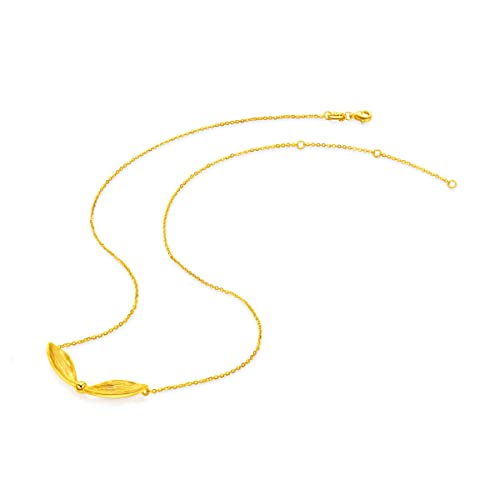 CHOW TAI FOOK 999 Pure 24K Gold Year of Rabbit Ear of Rabbit Necklace3