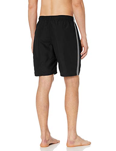 Nike Swim Men's Racer 9" Volley Short Swim Trunk, Black Grey, Small #TOP2