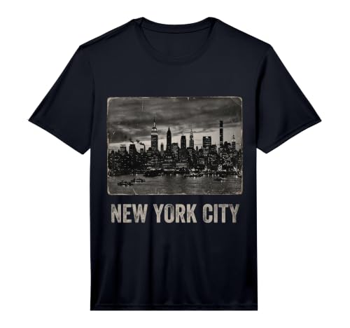Ney York City NY Skyline Vintage NYC Performance T-Shirt