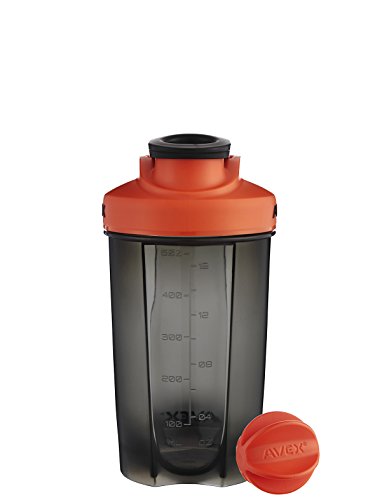 AVEX Mixfit Shaker Bottle, 20oz, Orange