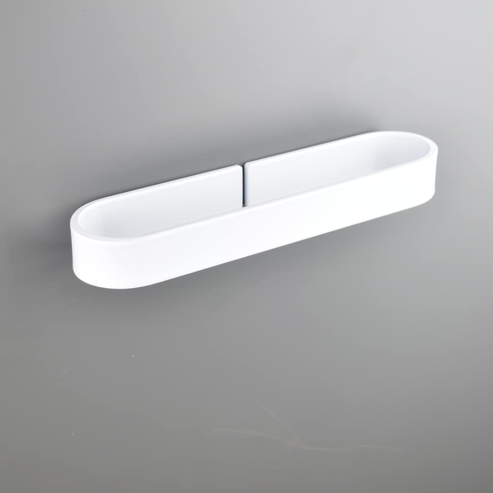 Amazon.com: Aluminum Towel Holder Black Bathroom Towel Bar Ring Free Punch Towel  Rack 3M Tape Wall Mounted Towel Hanger Hardware,400MM White : Tools u0026 Home  Improvement