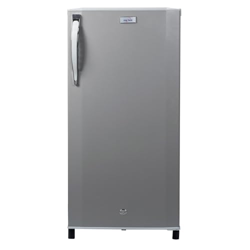 ستار تراك ثلاجة بباب واحد بسعة 250 لتر إجمالي / 178 لتر صافي، مع قفل ومفتاح، إضاءة LED، رف زجاجي، سلة ثلاجة، ترموستات قابل للتعديل، أقدام قابلة للتعديل، R600a، إزالة الجليد يدويًا، مفصلية، رمادية
