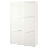 ProTuning BestÅ Storage Combination with Door, White/Hambiken White, 47.2 x 16.5 x 76.0 inches (120 x 42 x 193 cm)