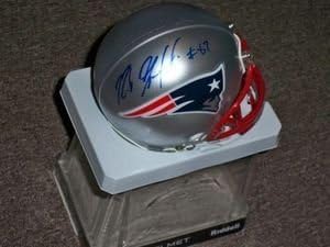 Patriots Rob Gronkowski Mini Helmet Autographed