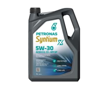 Olio Motore Petronas Syntium X 5w30 ACEA C2/C3 ACEA A5/B5 -API/SN -Per Diesel e Benzina -5 Litri