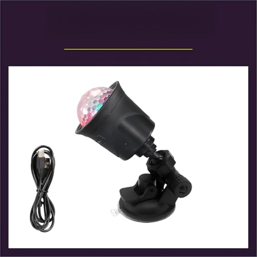 2 bolas de discoteca, luz de fiesta, luz de discoteca, luz de fiesta, DJ giratoria 360°, funciona con pilas, bola de discoteca LED para exteriores fijos, hogar, habitación, fiestas, bar, Navidad