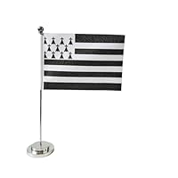 2er Set Deutschland Tischflaggen Mit Adler - 21x14 Cm Für Konferenz & Büro