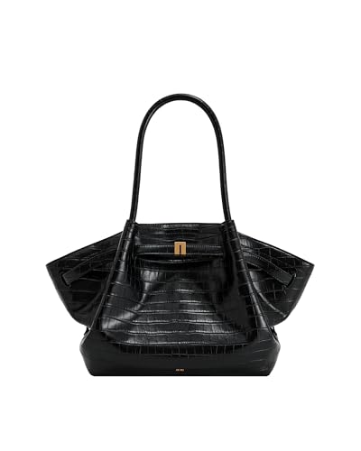 JW PEI Hana Moyen Sac Cabas pour Femme - Croco Noir