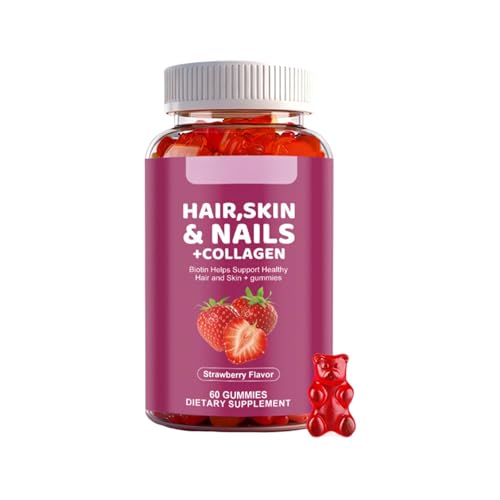 Gummies de beauté pour cheveux et ongles forts chaque jour
